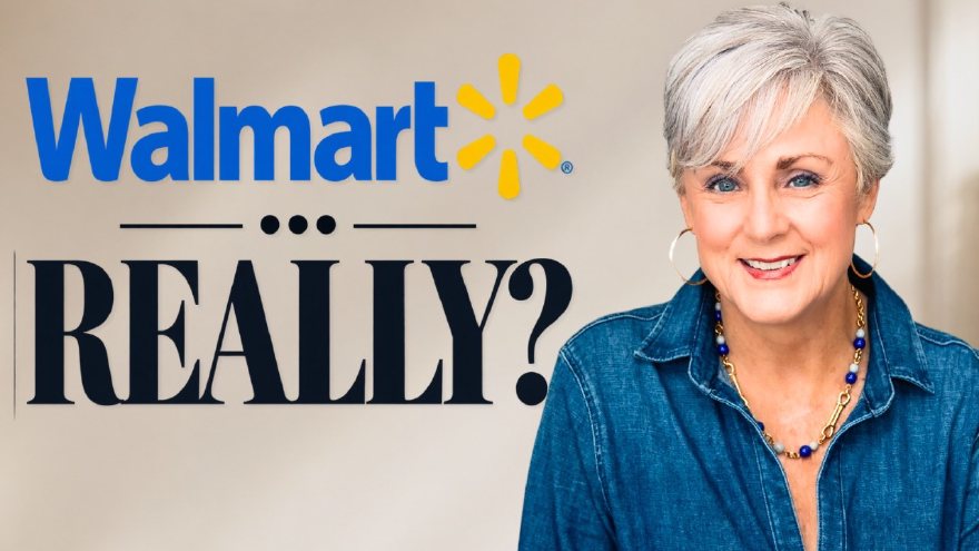 The published thumbnail: the Walmart logo, the word REALLY?, and Beth Djalali